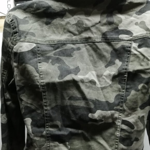 New Ladies Camoflouge Denim short jacket size Med - Picture 4 of 7